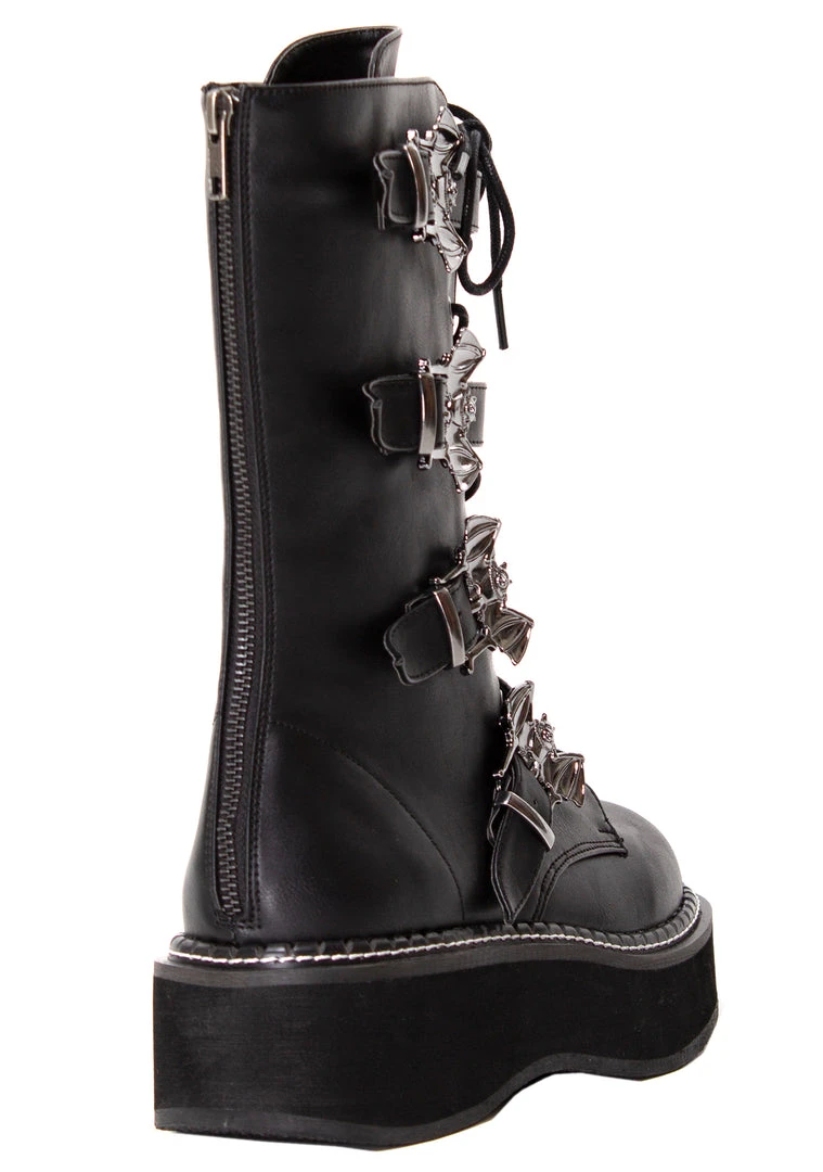 Demonia Shadow Walker Platform Boots Shoes