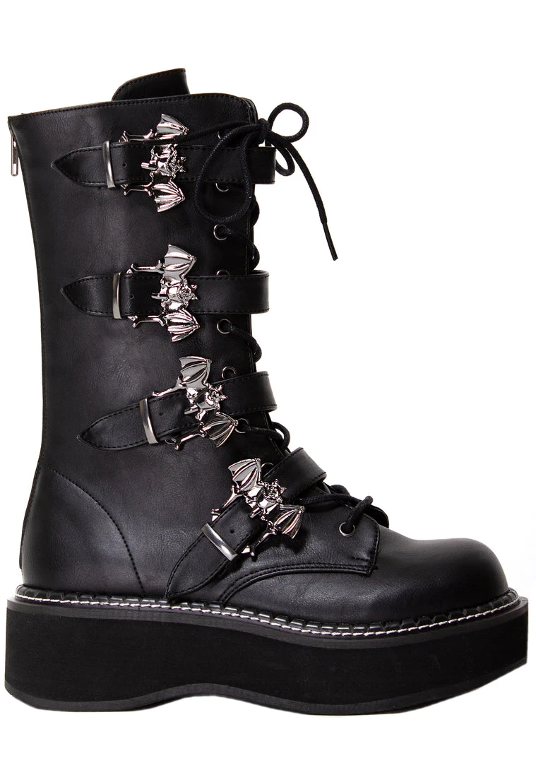 Demonia Shadow Walker Platform Boots Shoes