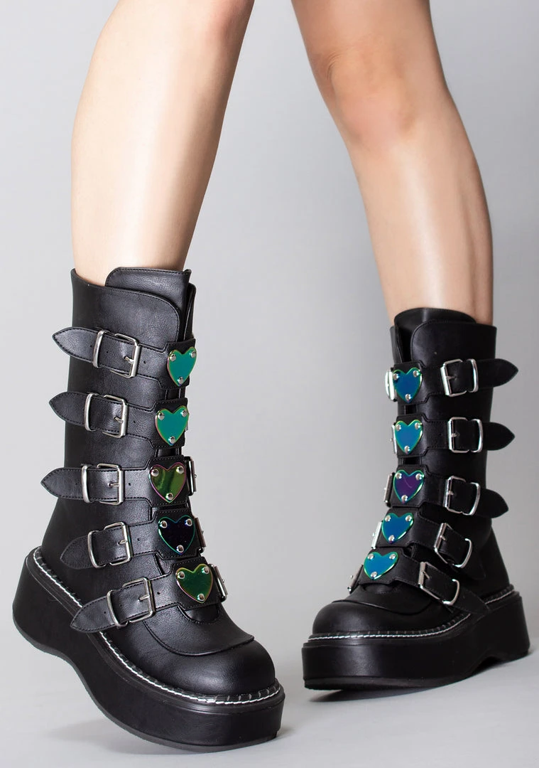 Demonia Fatally Yours Platform Boots