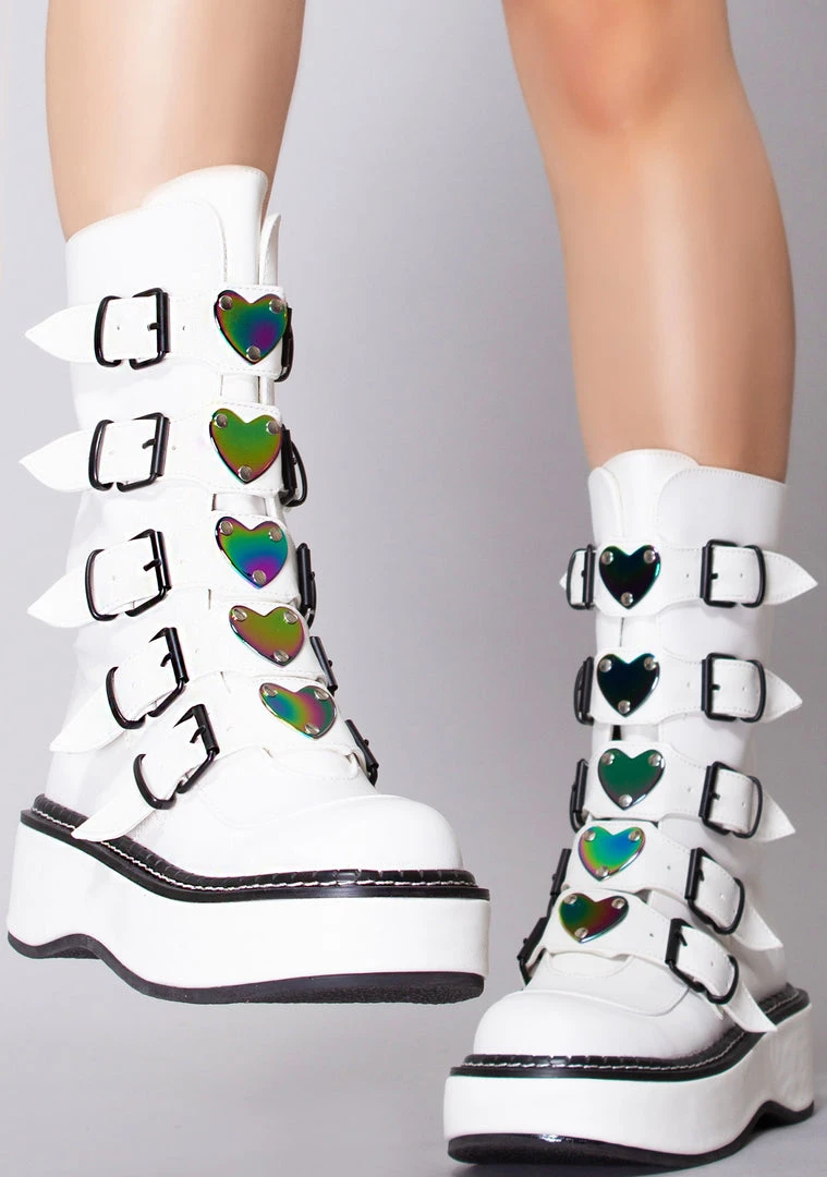 Demonia Space Candy Platform Boots