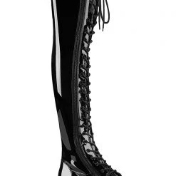 Demonia Dead Cell Thigh High Platform Boots Shoes