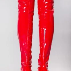 Demonia She Wants Revenge Thigh High Platform Boots