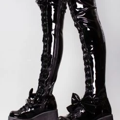 Demonia Maso-Kissed Platform Boots Shoes