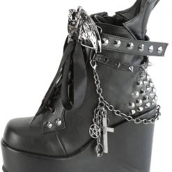 Demonia Fang Fatale Platform Heels