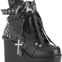 Demonia Fang Fatale Platform Heels