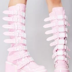 Demonia Notice Me Platform Boots