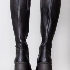 Demonia Total Blackout Platform Boots