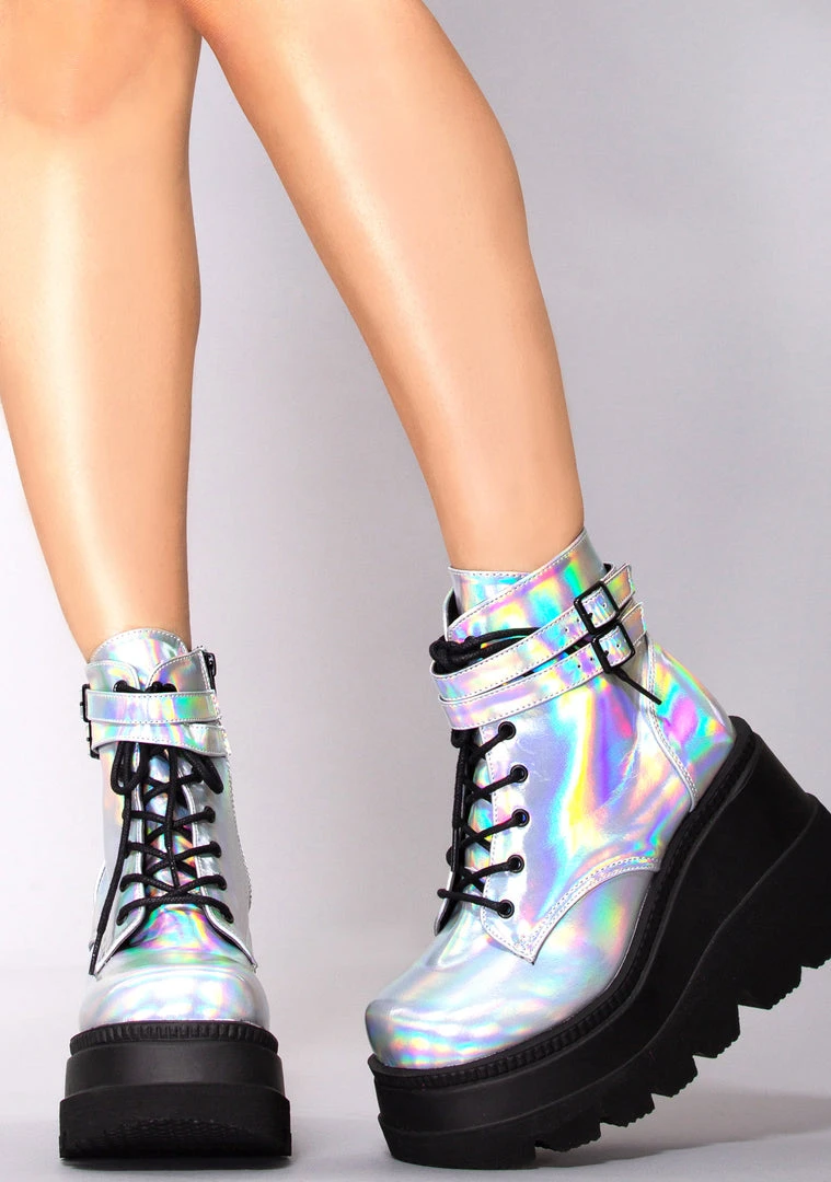 Demonia Dimension X Platform Boots