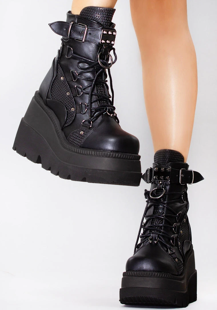 Demonia Headhunter Platform Boots