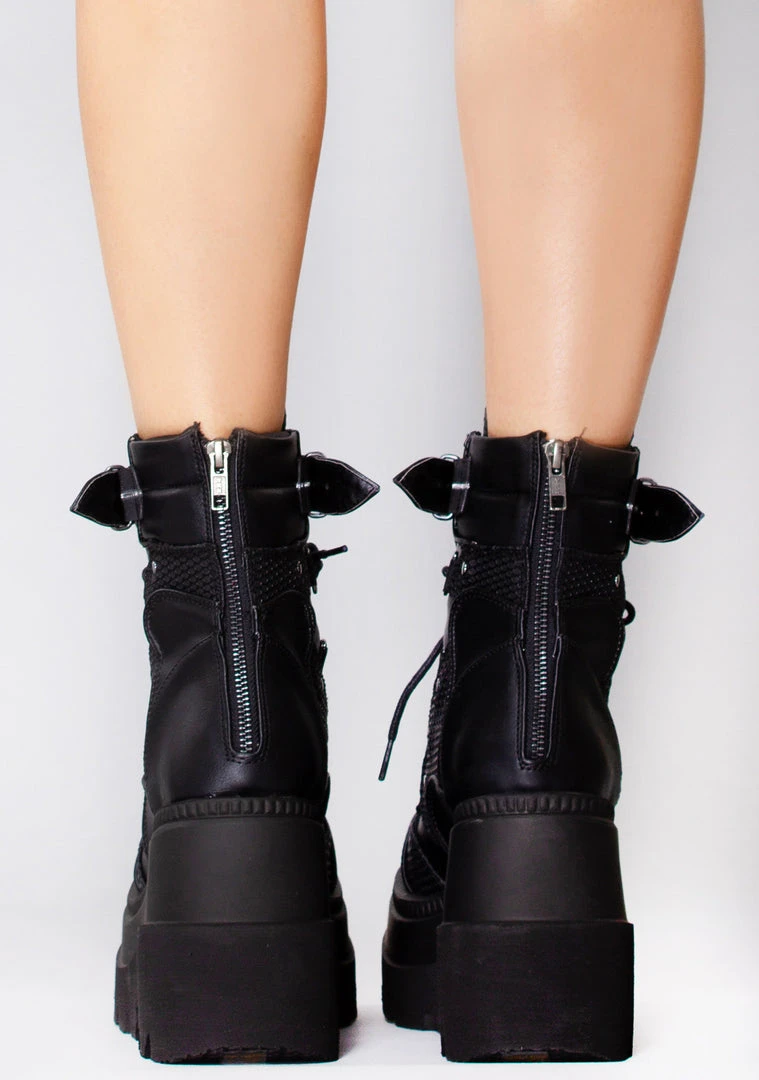 Demonia Headhunter Platform Boots