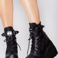 Demonia Headhunter Platform Boots