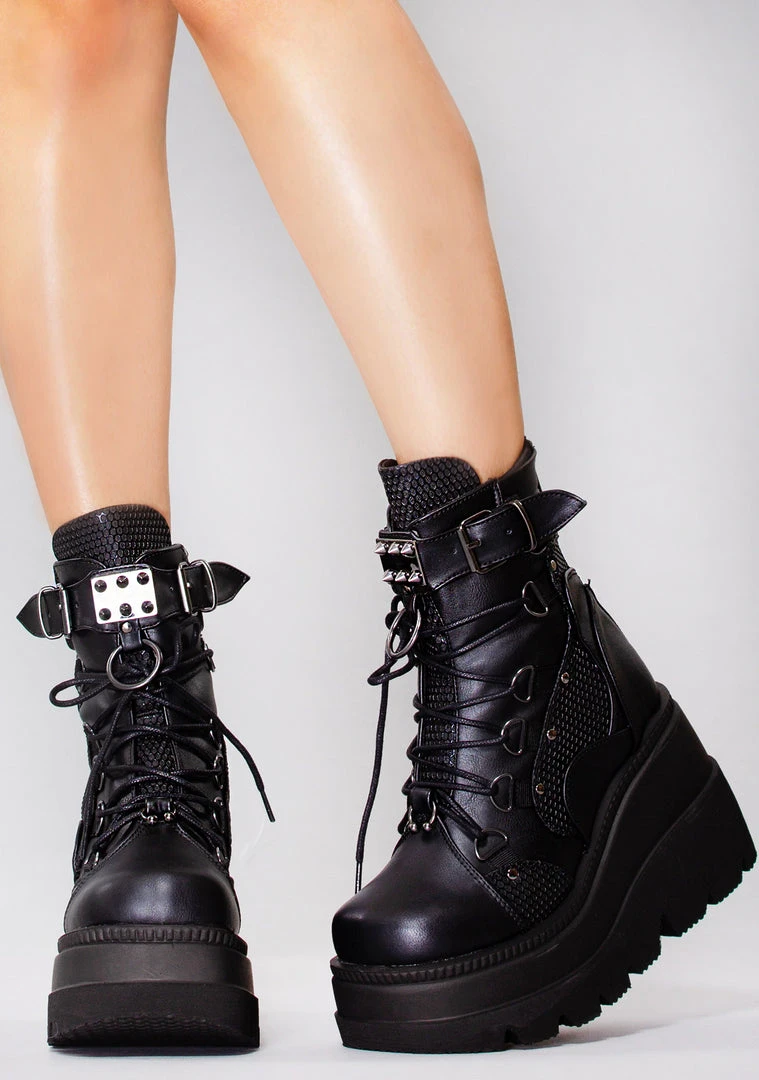 Demonia Headhunter Platform Boots