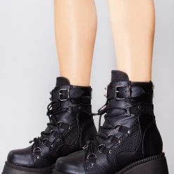 Demonia Headhunter Platform Boots
