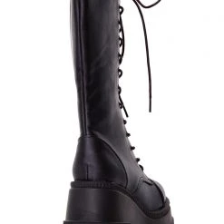 Demonia Shoes Dark Stalker Platform Boots