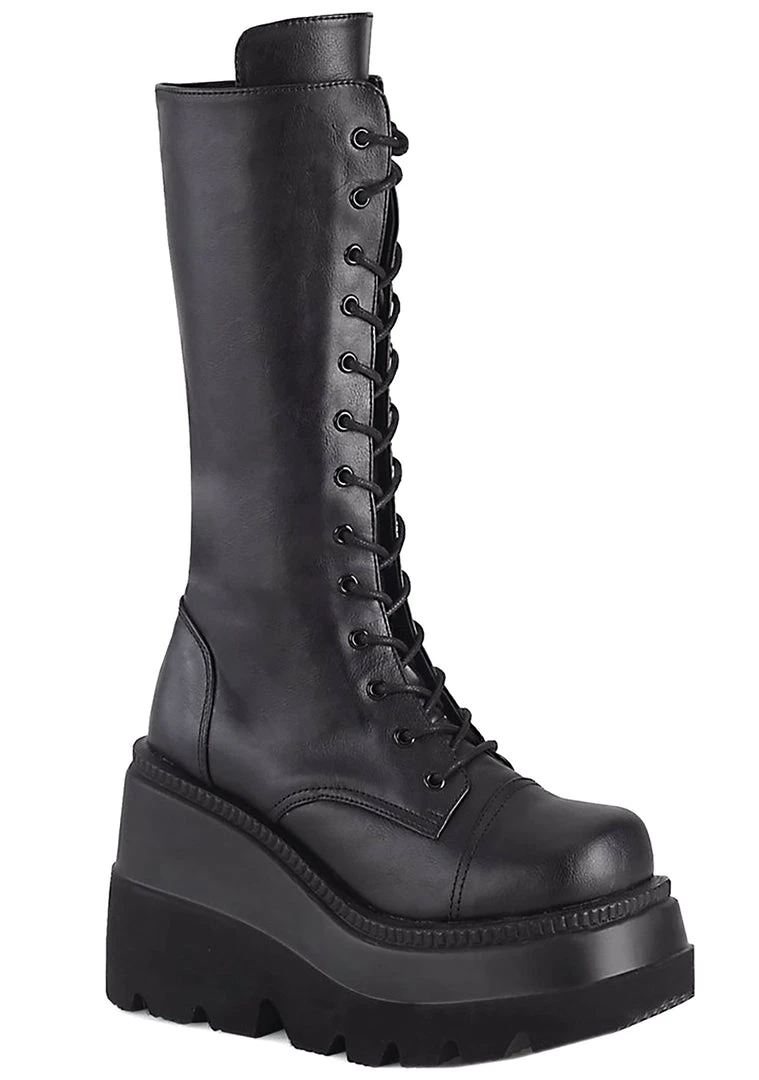 Demonia Shoes Dark Stalker Platform Boots