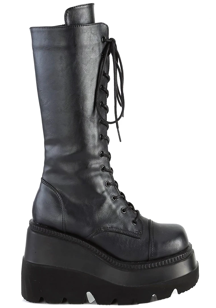 Demonia Shoes Dark Stalker Platform Boots