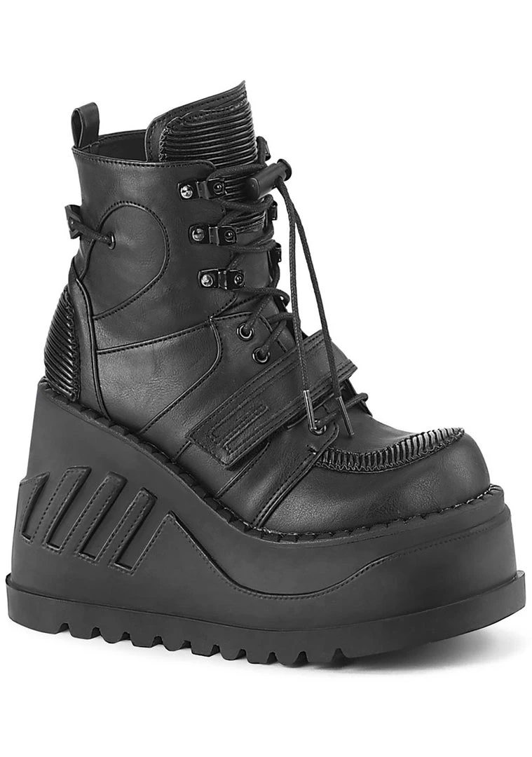 Demonia Black Ops Platform Boots Shoes