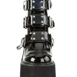Demonia Dark Resistance Platform Boots