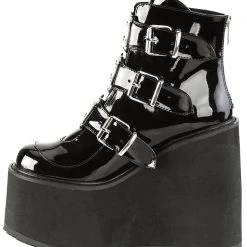 Demonia Dark Resistance Platform Boots