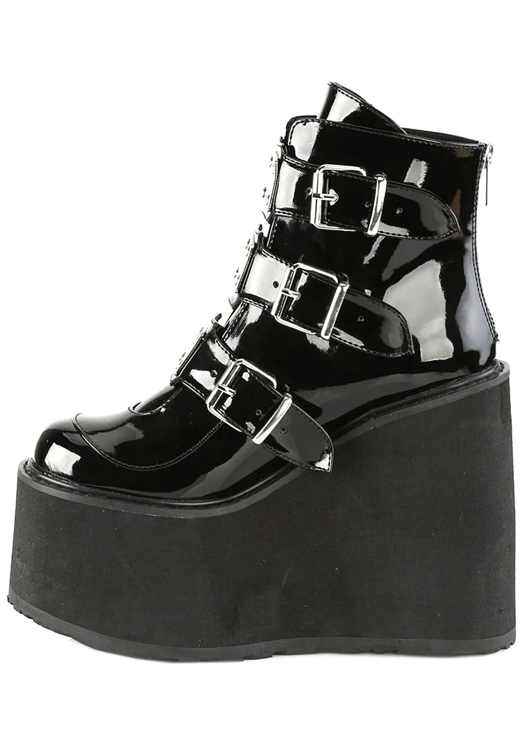 Demonia Dark Resistance Platform Boots