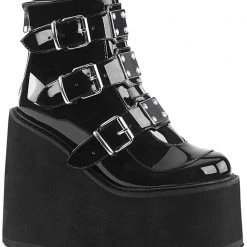 Demonia Dark Resistance Platform Boots
