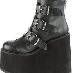 Demonia The Great Fantastic Derezzed Platform Boots