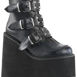 Demonia The Great Fantastic Derezzed Platform Boots