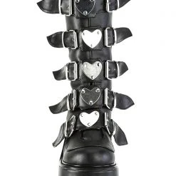 Demonia Black Heart Platform Boots Shoes