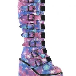 Demonia Mad World Galaxy Burst Platform Boots