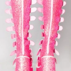 Demonia Sugar Rush UV Reactive Platform Boots