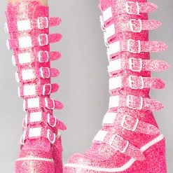 Demonia Sugar Rush UV Reactive Platform Boots