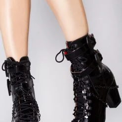Demonia Final Service Ankle Boots