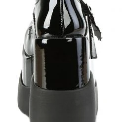 Demonia Kiss Of Death Platform Wedge Heel