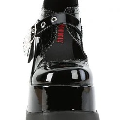 Demonia Kiss Of Death Platform Wedge Heel