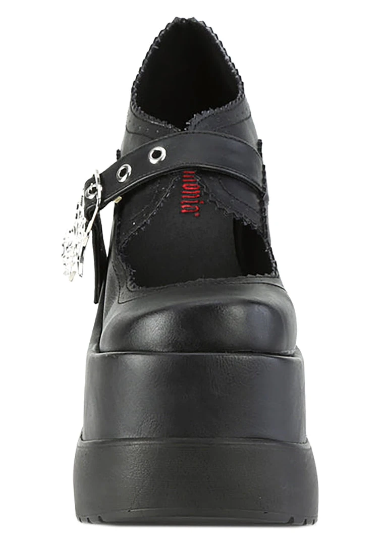 Demonia Mad World Miss Fortune Platform Wedge Heel