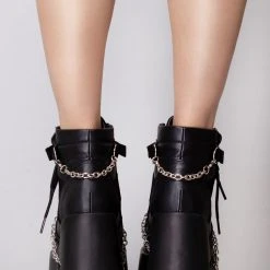 Demonia Dark Voodoo Platform Boots