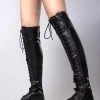 Demonia Shoes The Strange And Unusual Emily Boots In Black