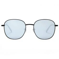 Dime Optics Avalon Sunglasses In Matte Black/Grey Mirror New