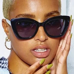 Dime Optics Beverly Sunglasses In Black/Grey The Great Fantastic