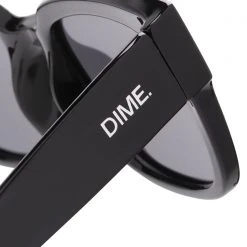 Dime Optics The Great Fantastic Brea Sunglasses In Black/Grey