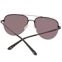 Dime Optics The Great Fantastic Cienega Sunglasses In Black/Grey