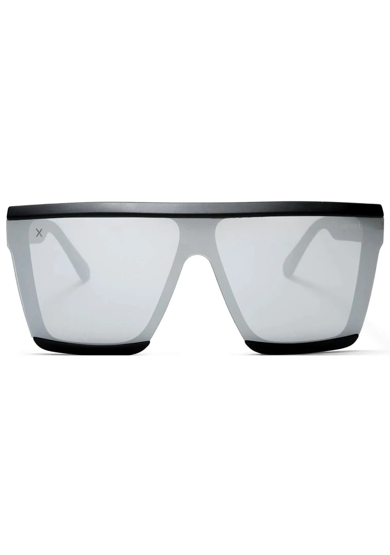 Dime Optics Unlocked Sunglasses In Matte Black/Grey Mirror New