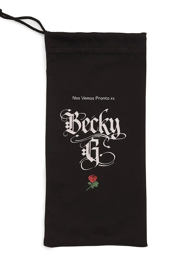 Dime Optics X Becky G The G Sunglasses In Black/Grey