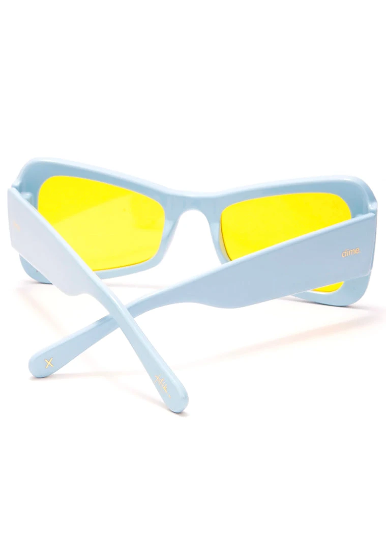 Dime Optics X Kali Uchis Kali Sunglasses In Light Blue/Yellow World Tour