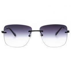 Dime Optics X Les Do Makeup GGG Sunglasses In Black/Grey Gradient New