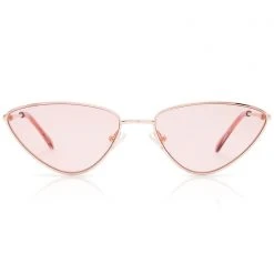 Dime Optics World Tour X Lala Kent Lilly Sunglasses In Rose Gold/Cotton Candy Pink