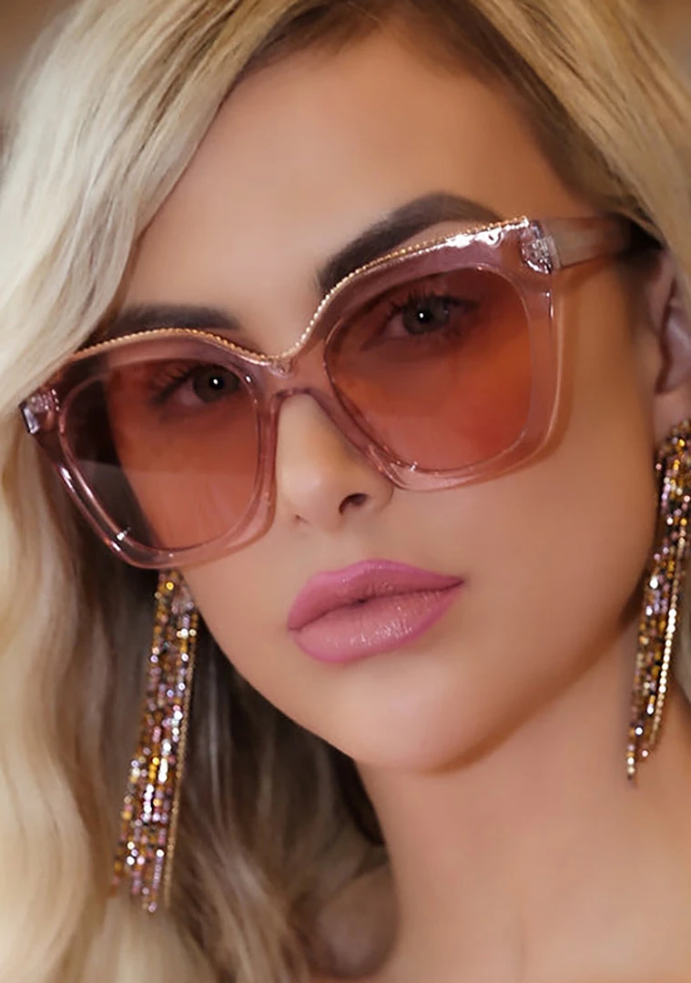 Dime Optics X Lala Kent Ocean Sunglasses In Cotton Candy Pink/Pink New