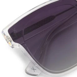 Dime Optics New X Sssniperwolf 001 Sunglasses In Clear/Grey Gradient