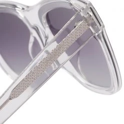 Dime Optics New X Sssniperwolf 001 Sunglasses In Clear/Grey Gradient