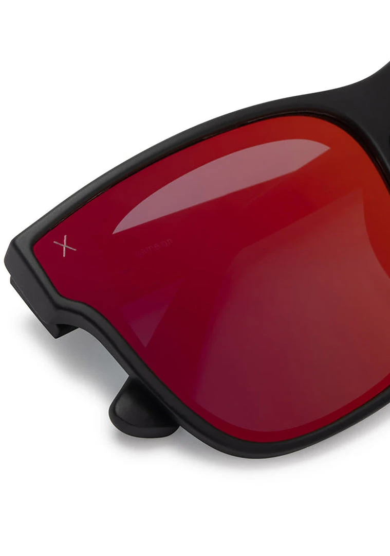 Dime Optics New X Sssniperwolf 001 Sunglasses In Matte Black / Red